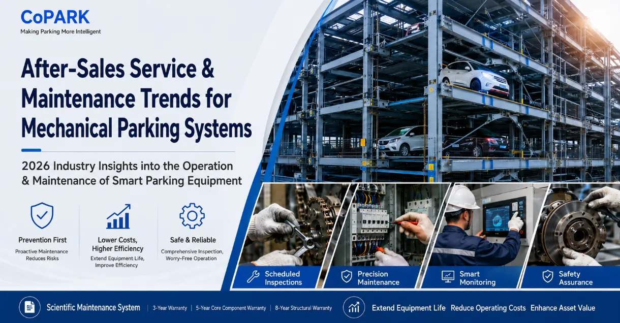 Maintenance and Rectification Trends for Mechanical Parking Systems: 2026 Intelligent Parking Equipment O&M Industry Insights