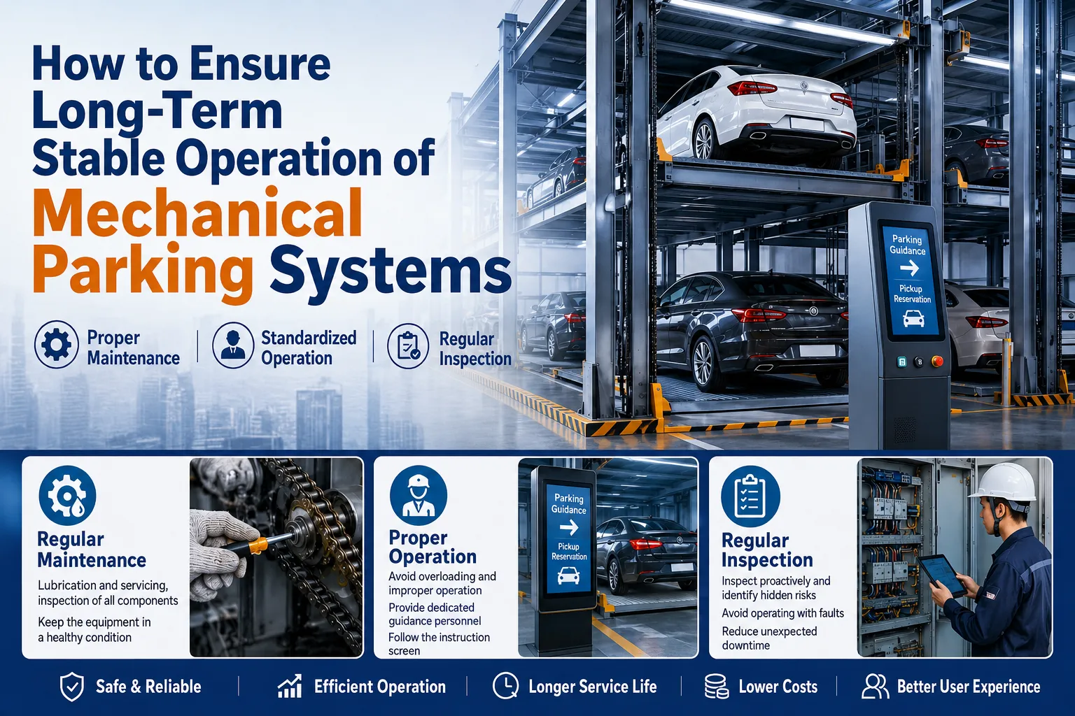 How to Ensure Long-Term Stable Operation of Mechanical Parking Systems