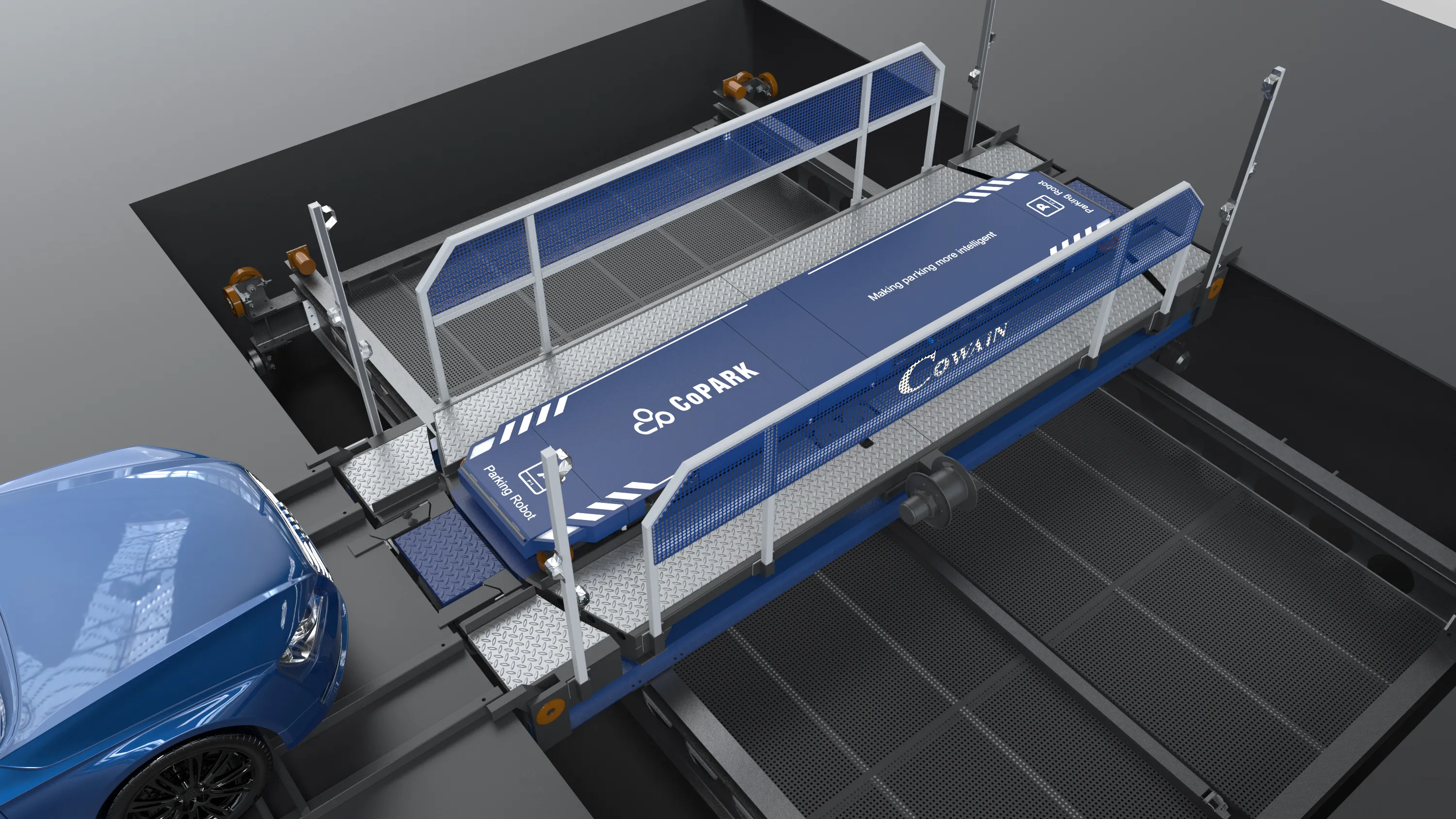 Mechanical Parking Shuttle Robots: A Comparison of Two Telescopic Gear Systems